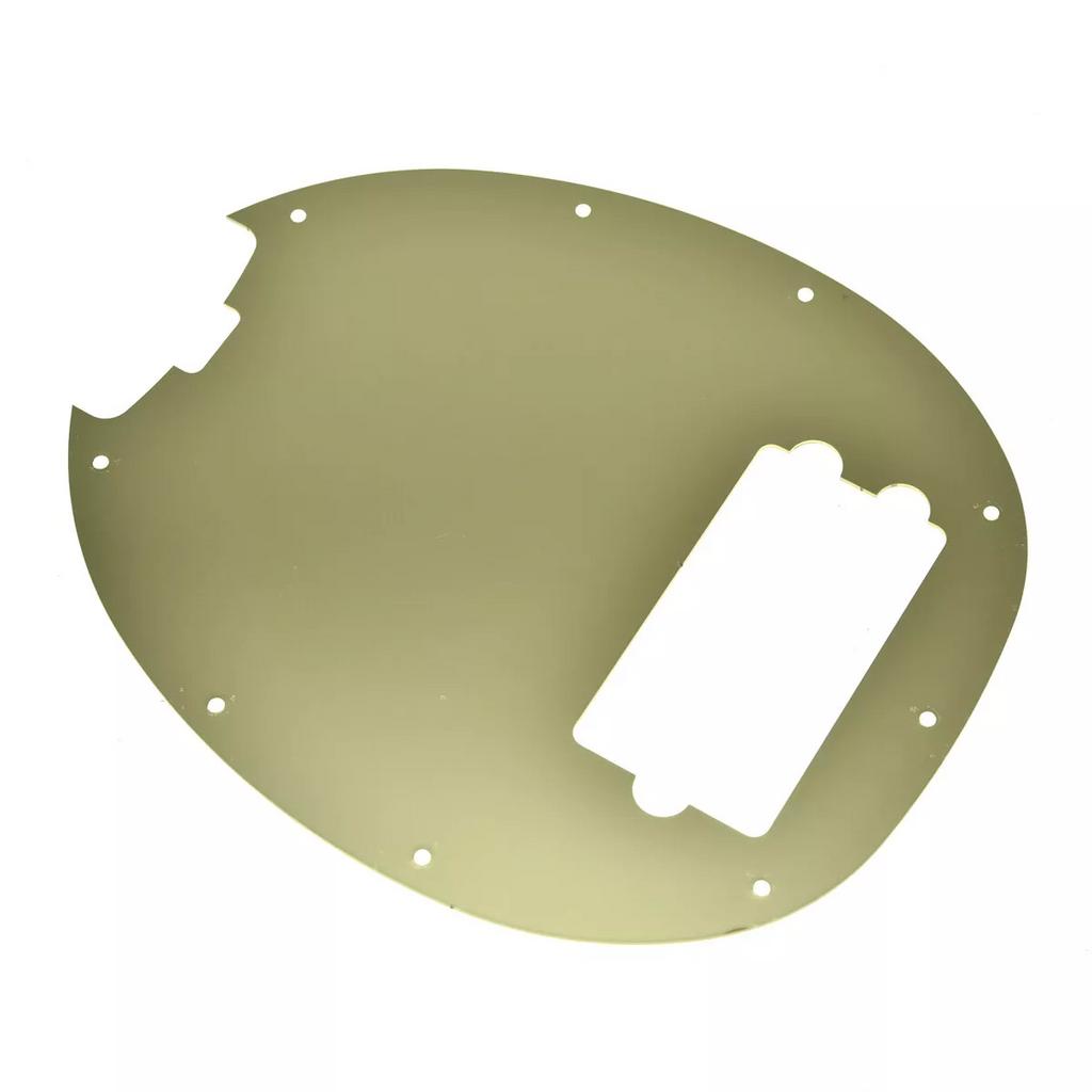 Music Man Stingray 4-String Bass Pickguard - 30+ Colors Gold Aluminum - Ploutone
