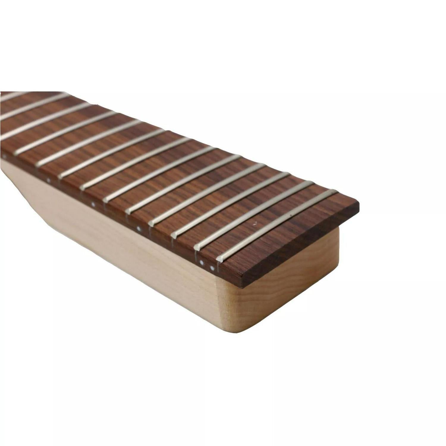 Ibanez-Style 24 Fret Baritone Guitar Neck, Maple & Rosewood Fretboard - Ploutone