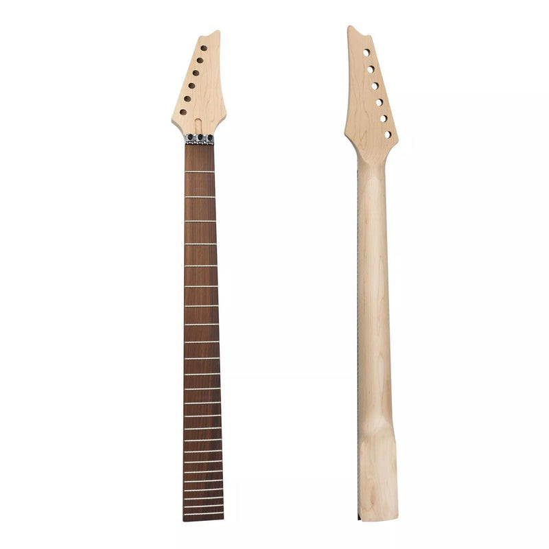 Ibanez-Style 24 Fret Baritone Guitar Neck, Maple & Rosewood Fretboard - Ploutone
