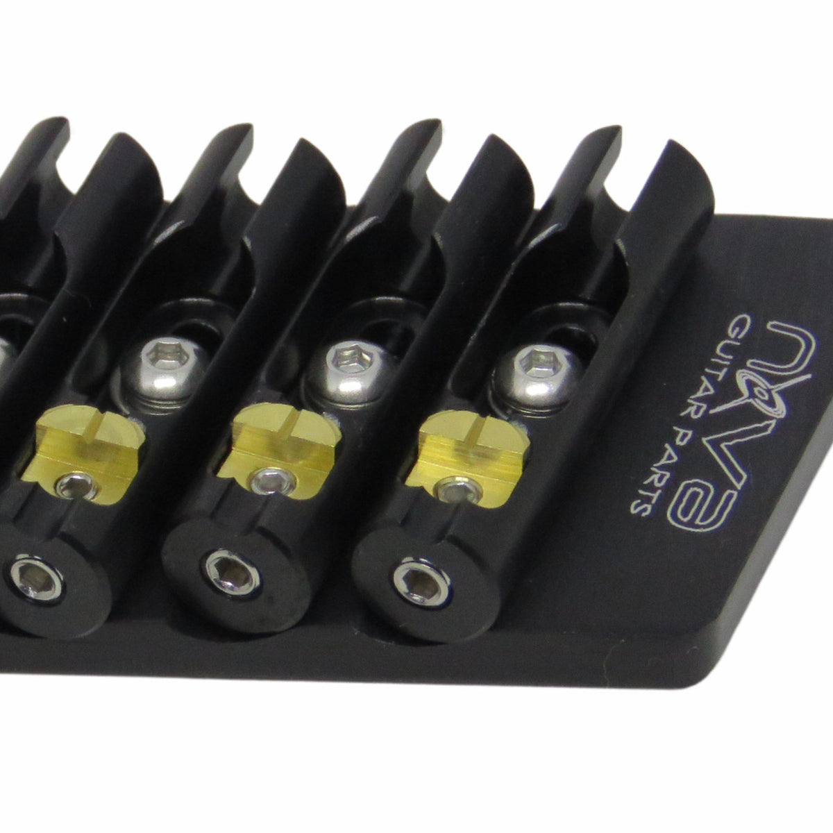 Nova Guitar Parts 6-String Fixed Multiscale Guitar Bridge | Ploutone