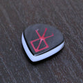 Opus Loki VALKORE™ - Red Mica and Resin Inlay Berserker Guitar Pick - Ploutone