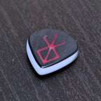 Opus Loki VALKORE™ - Red Mica and Resin Inlay Berserker Guitar Pick - Ploutone