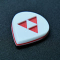 Opus Jari VALKORE™ - Red Zelda Triforce 5mm Handmade Guitar Pick - Ploutone