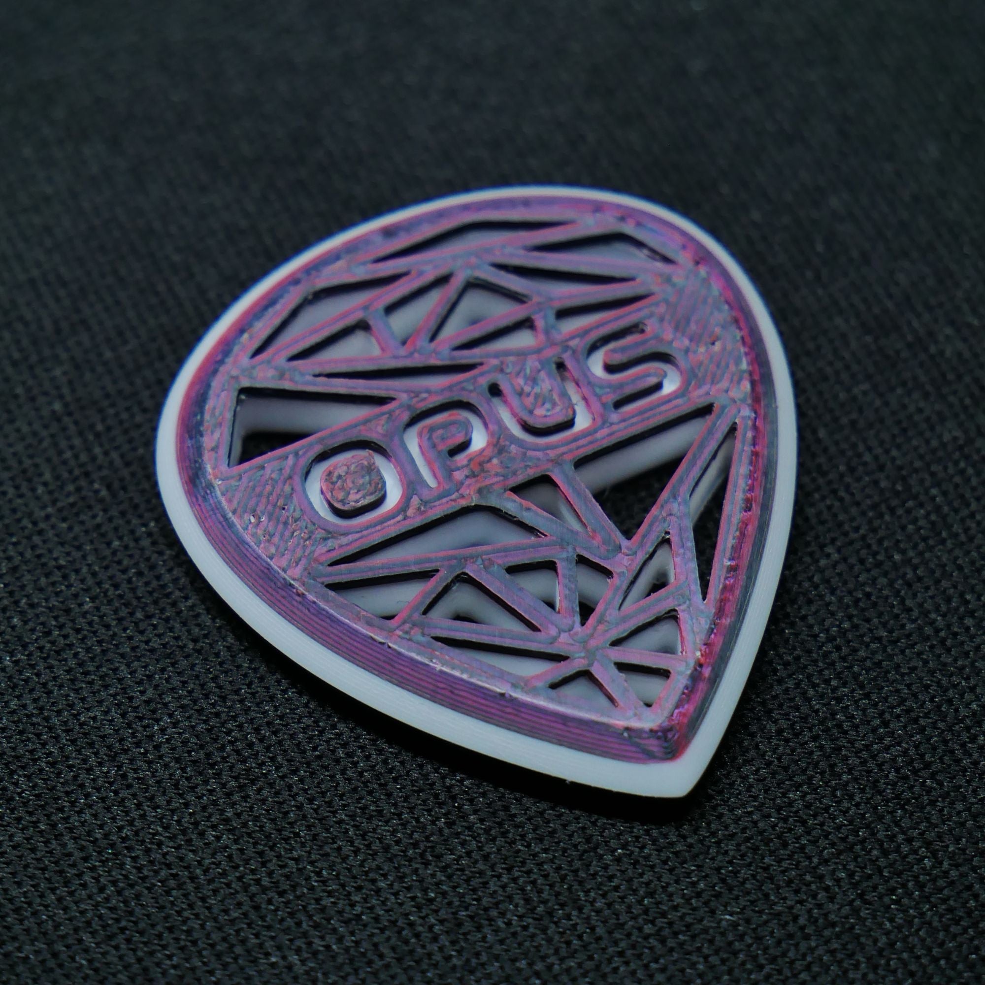 Opus Magnus VALKORE™ - Magma Handmade Guitar Pick - Ploutone