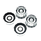 Lampshade Guitar Knobs for PRS USA Core & CE - 24-Spline Split Shaft (Set of 4) - Clear Knobs from Ploutone