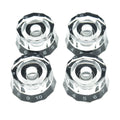 Lampshade Guitar Knobs for PRS USA Core & CE - 24-Spline Split Shaft (Set of 4) - Clear Knobs from Ploutone