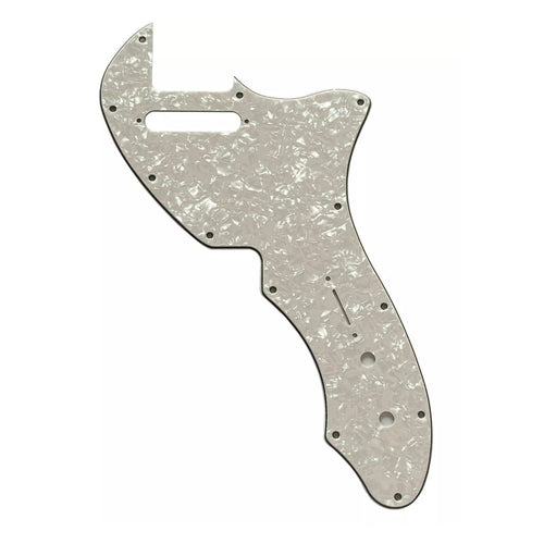 69' Telecaster Thinline Reissue Pickguard – 20+ Colors 4-Ply Ivory Pearl - Ploutone