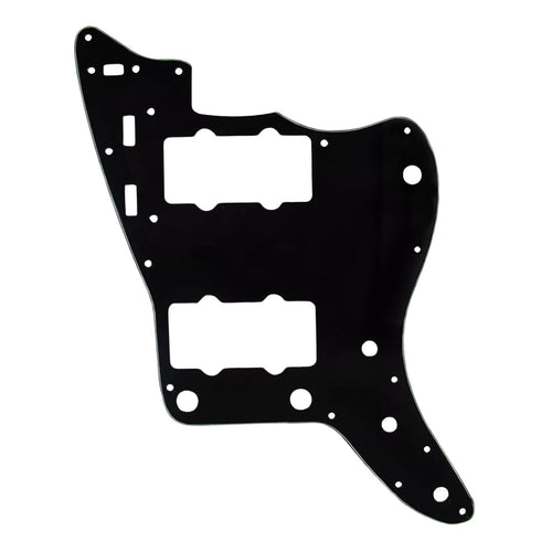 13-Hole Jazzmaster Pickguard - 3-Ply Black - Ploutone