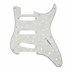 PRS Silver Sky Pickguard 8-Hole SSS - 30+ Colors 4-Ply White Pearl - Ploutone
