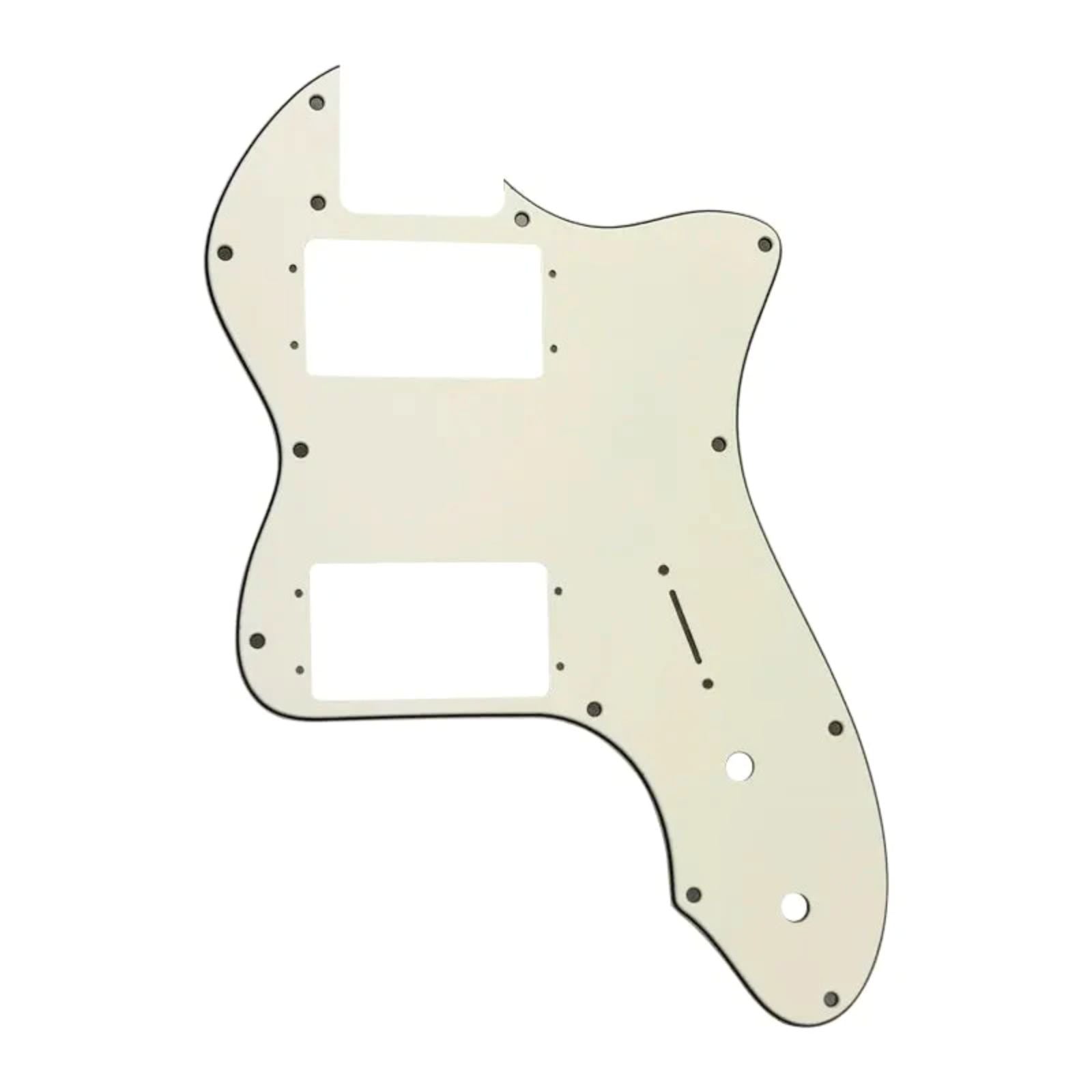 72' Thinline Telecaster Pickguard - 3-Ply Parchment - Ploutone