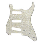 11-Hole Strat Pickguard SSS - Aged Pearl - Ploutone