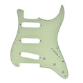 11-Hole Strat Pickguard SSS - 3-Ply Mint Green - Ploutone