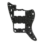 13-Hole Jazzmaster Pickguard - 3-Ply Black Pearl - Ploutone