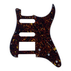 11-Hole HSS Strat Pickguard - 4-Ply Brown Tortoise - Ploutone