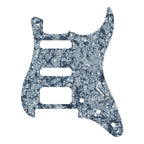 Floyd Rose Strat HSS Pickguard - 20+ Colors 4-Ply Gray Pearl - Ploutone