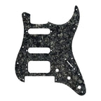 Floyd Rose Strat HSS Pickguard - 20+ Colors 4-Ply Black Pearl - Ploutone