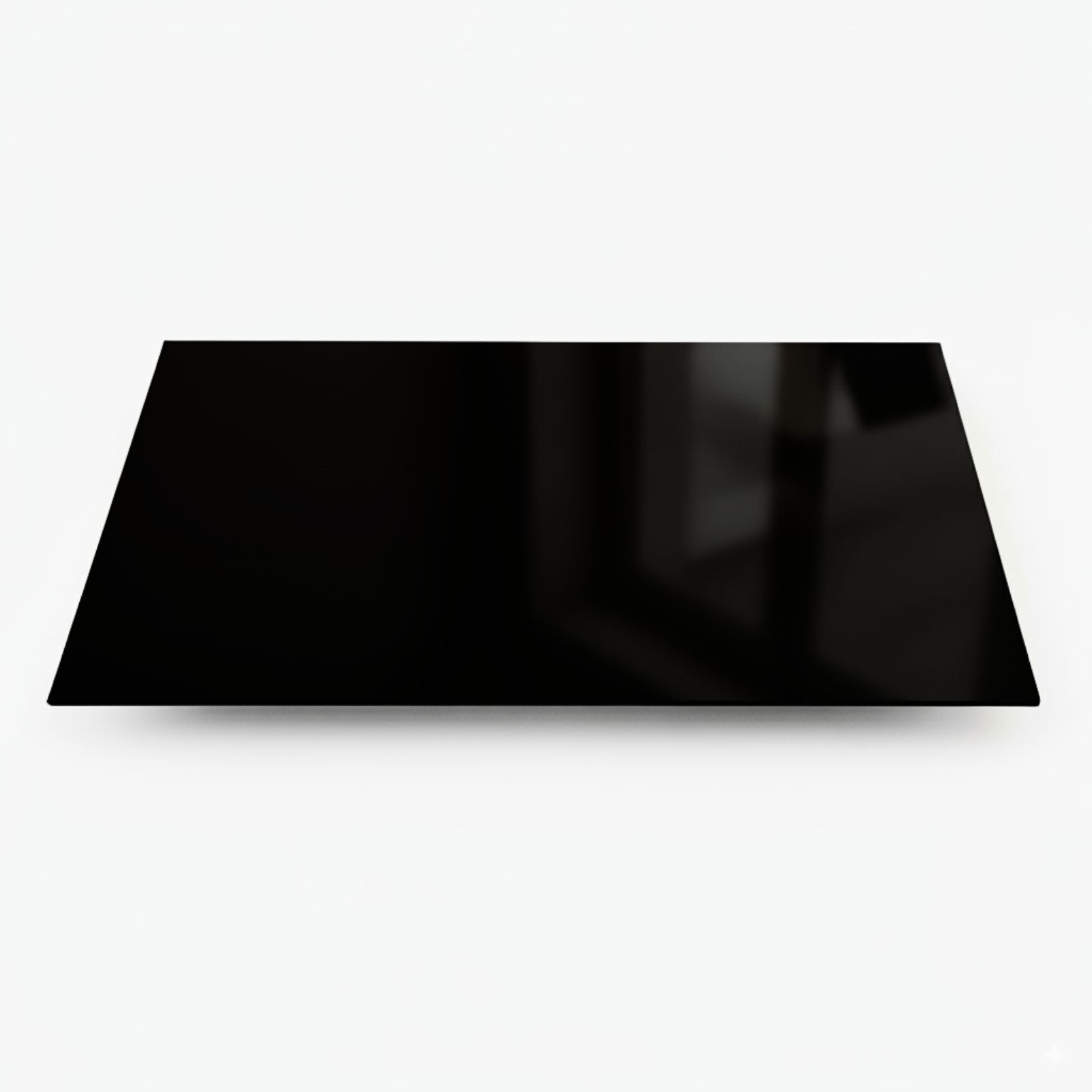 Acrylic Pickguard Material Double Sided Matte & Gloss - Black 18" x 24" - Ploutone