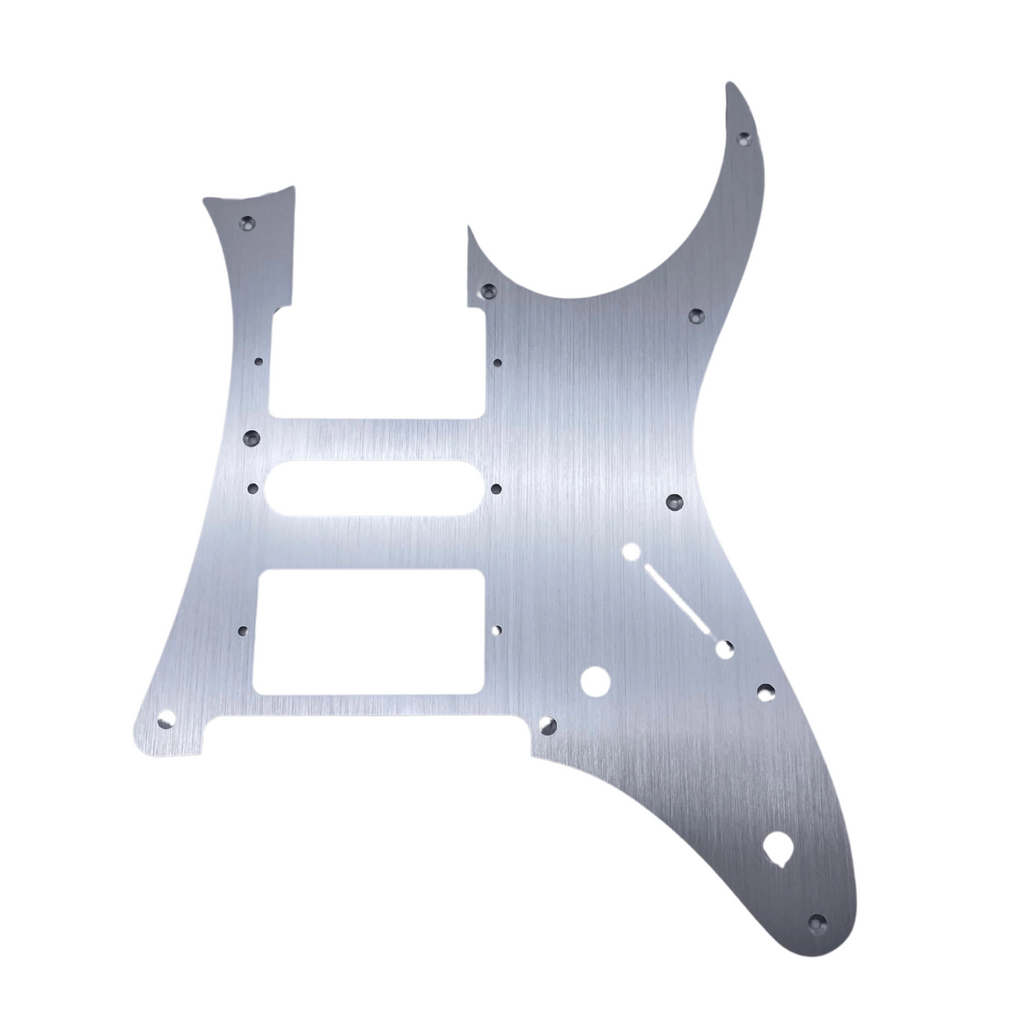 Ibanez RG2550Z HSH Metal Pickguard - Brushed Aluminum - Ploutone