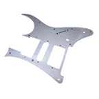 Ibanez RG2550Z HSH Metal Pickguard - Brushed Aluminum - Ploutone