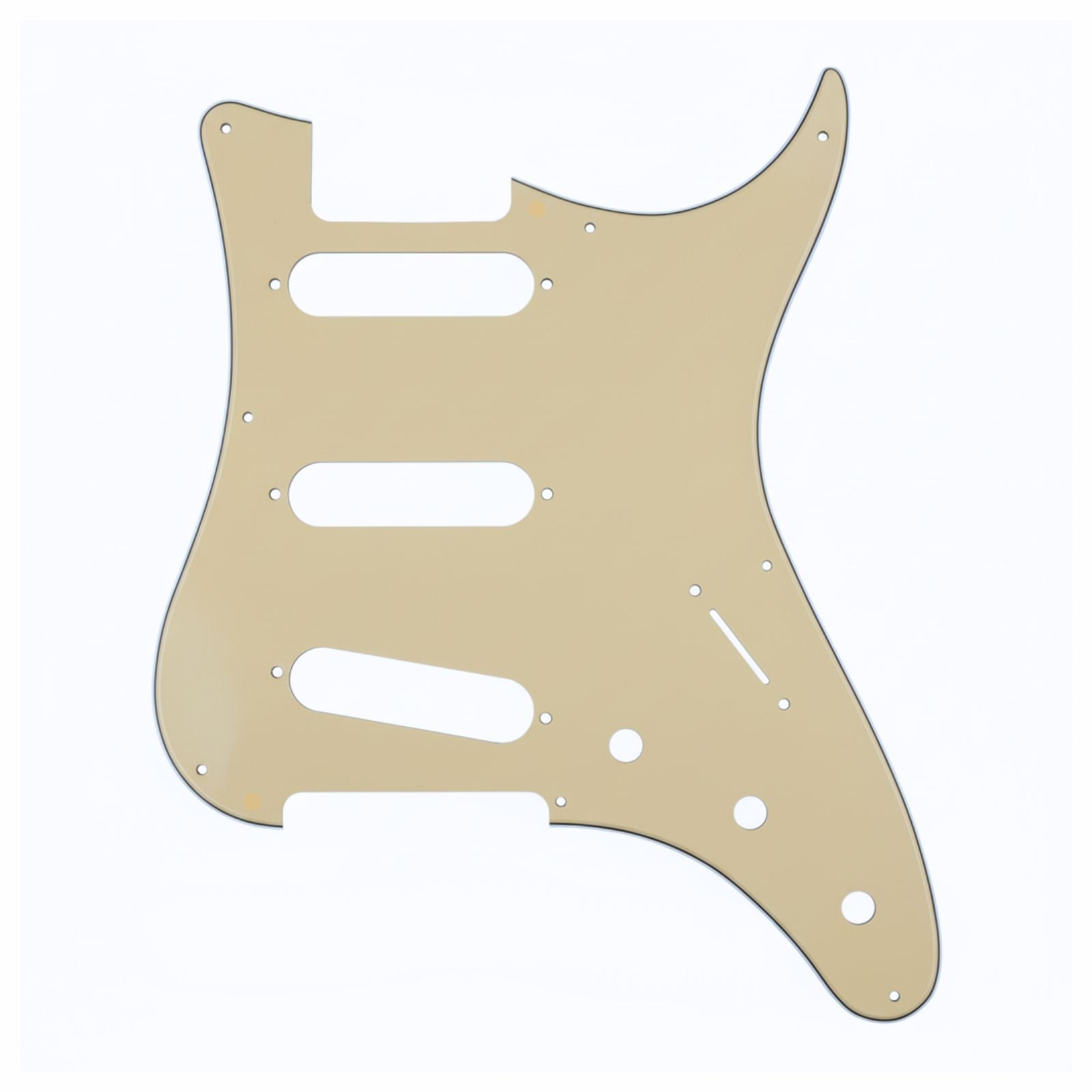 PRS Silver Sky Pickguard 8-Hole SSS - 30+ Colors 3-Ply Vintage Yellow - Ploutone