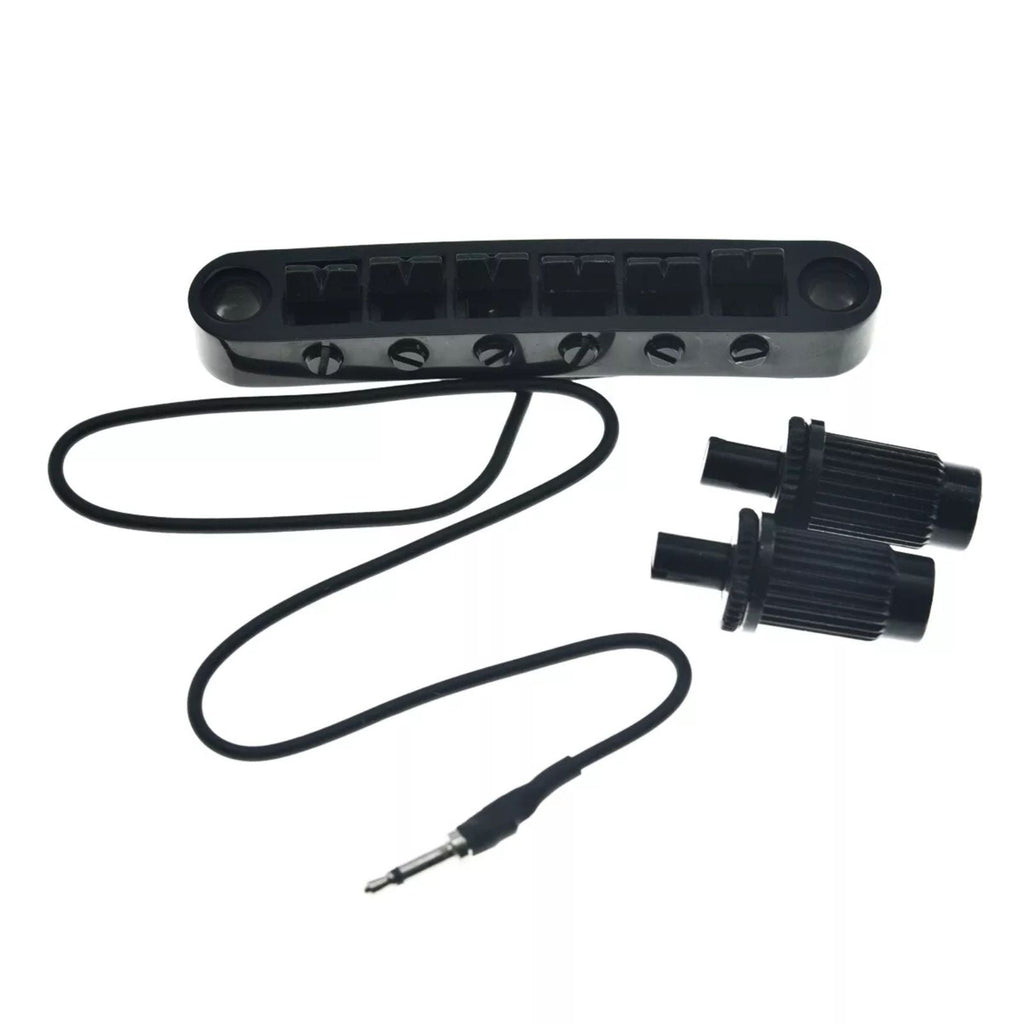 Piezo Tune-O-Matic - Black - Ploutone
