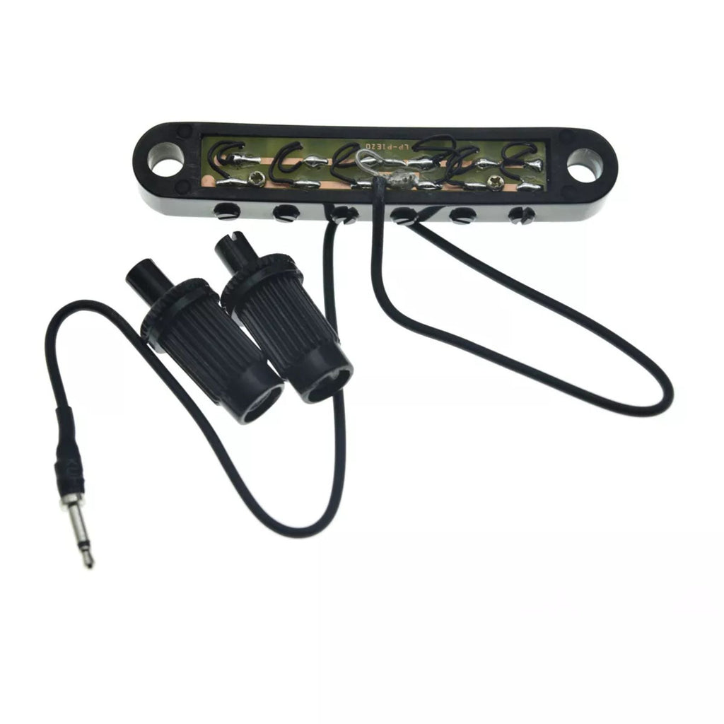 Piezo Tune-O-Matic - Black - Ploutone