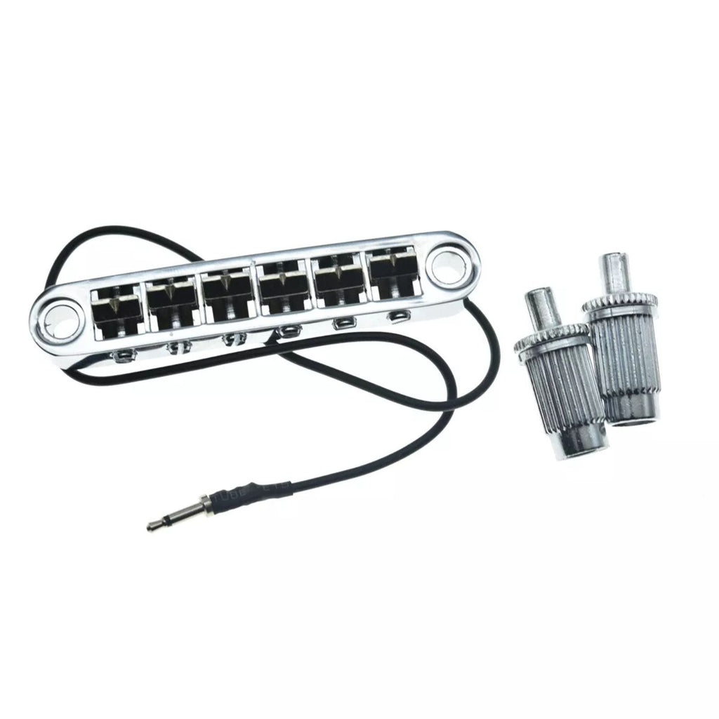 Piezo Tune-O-Matic - Chrome - Ploutone