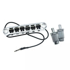 Piezo Tune-O-Matic - Chrome - Ploutone