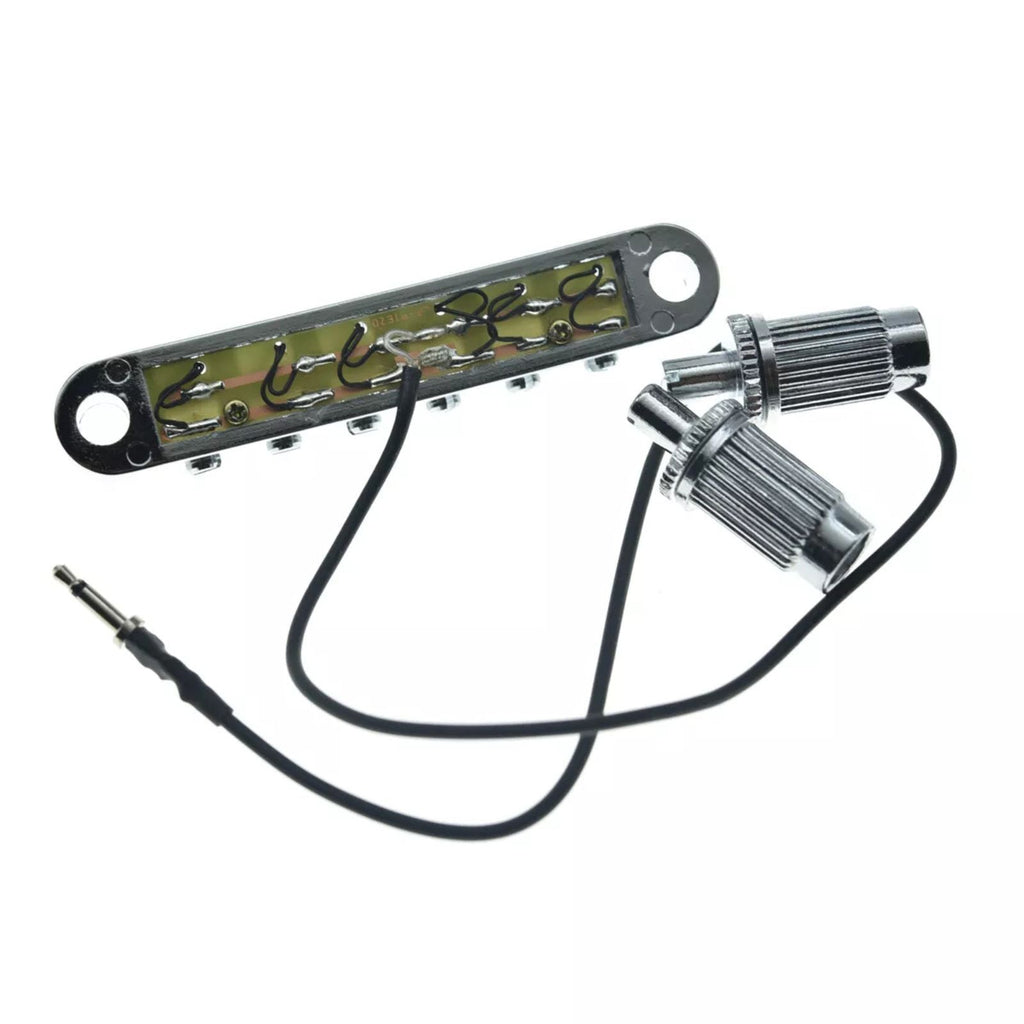 Piezo Tune-O-Matic - Chrome - Ploutone