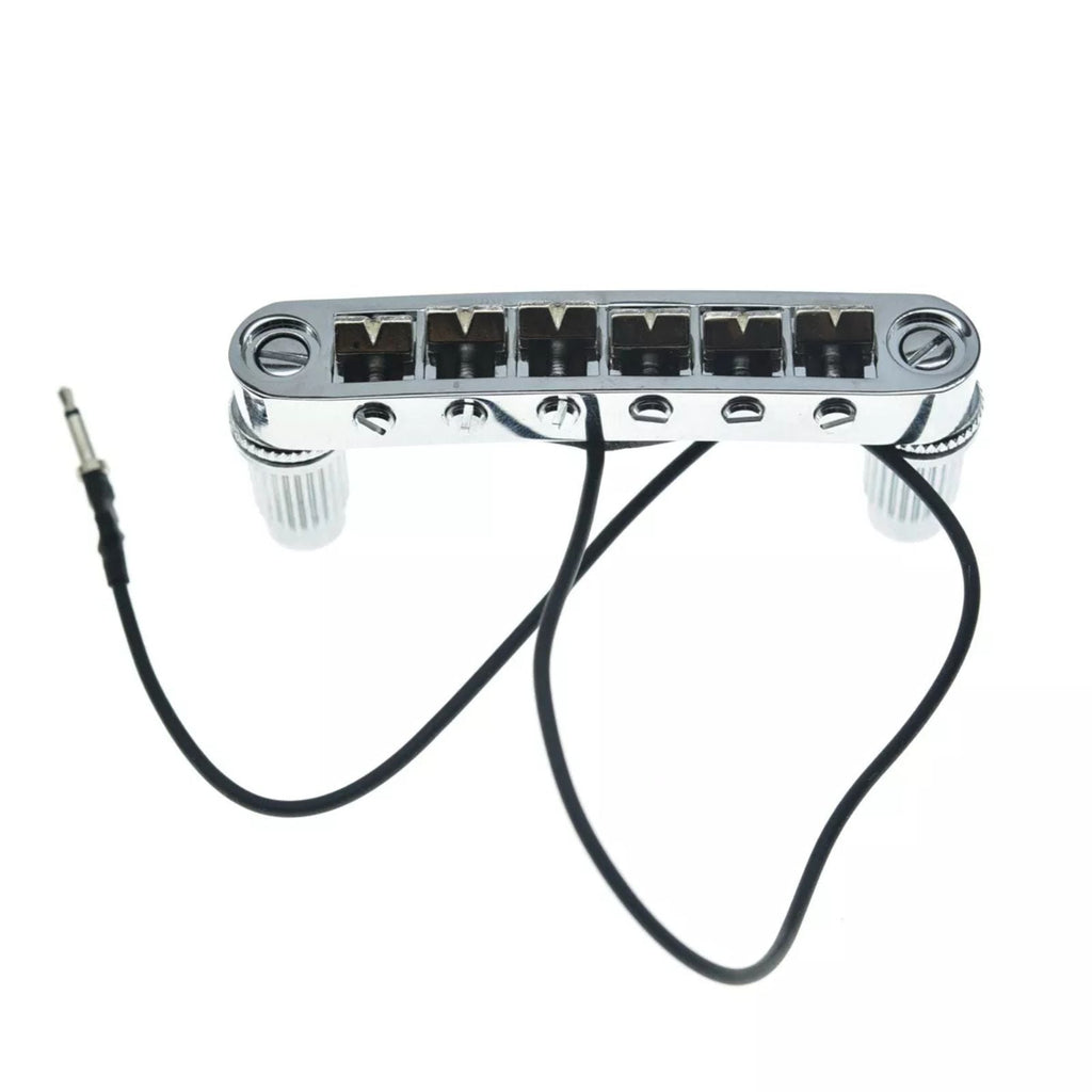 Piezo Tune-O-Matic - Chrome - Ploutone