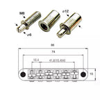 Piezo Tune-O-Matic - Gold - Ploutone