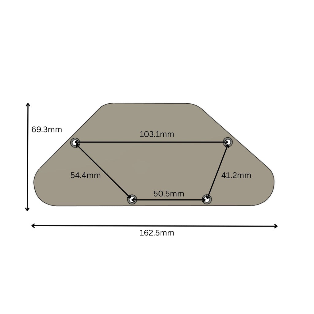 Gibson SG Standard Backplate Control Cover - Multiple Colors - Ploutone