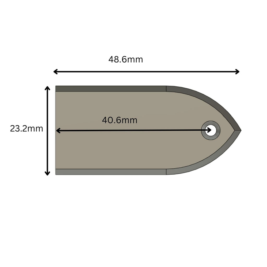Custom ESP M-II Truss Rod Cover - Colorshifting Flakes truss rod covers from Ploutone