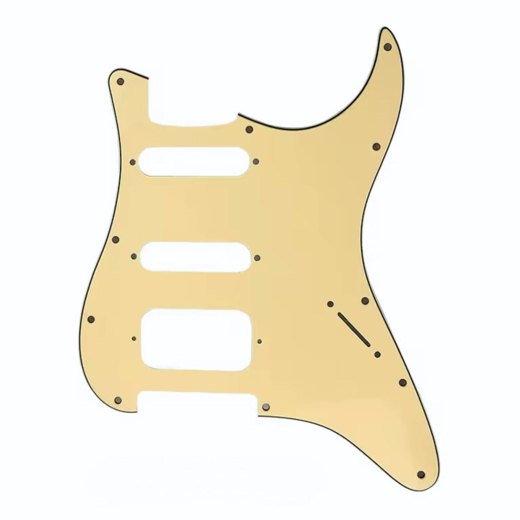 Fender Stratocaster HSS Pickguard Blank (Open Humbucker) No Control Holes - 25+ Colors Pickguards from Ploutone