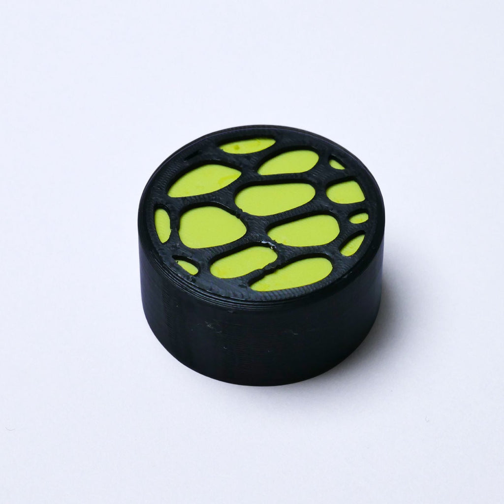 Opus Guitar Pedal Footswitch Topper "Cellular" (Set of 2) - Multiple Colors Green - Ploutone