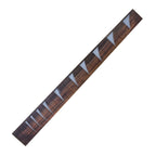 Unfinished DIY Guitar Fretboard - Rosewood, 24 Frets, Shark Fin Inlays (25.5" Scale) Fretboards from Ploutone