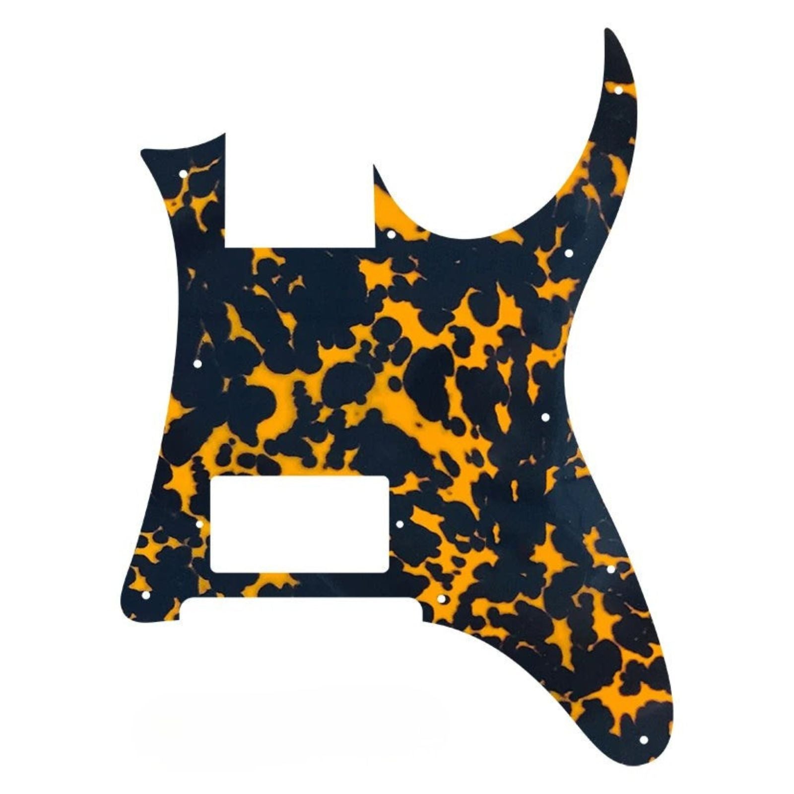 Ibanez RG350EX Single Humbucker Pickguard (No Control Knob) - 4-Ply Leopard Print - Ploutone