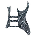 Ibanez RG750 Pickguard HSH - 4-Ply Black & White Shell - Ploutone