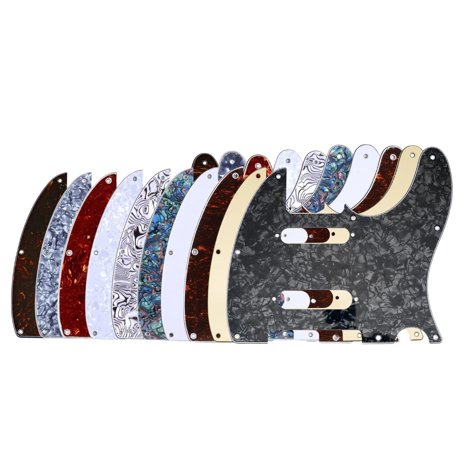 Nashville Telecaster Pickguard 8-Hole SSS - 10+ Colors - Ploutone