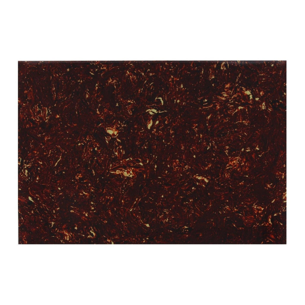 Guitar Pickguard Material - 4-Ply Brown Tortoise - 17 x 11.5 inch Pickguard Blank guitar pickguards from Ploutone