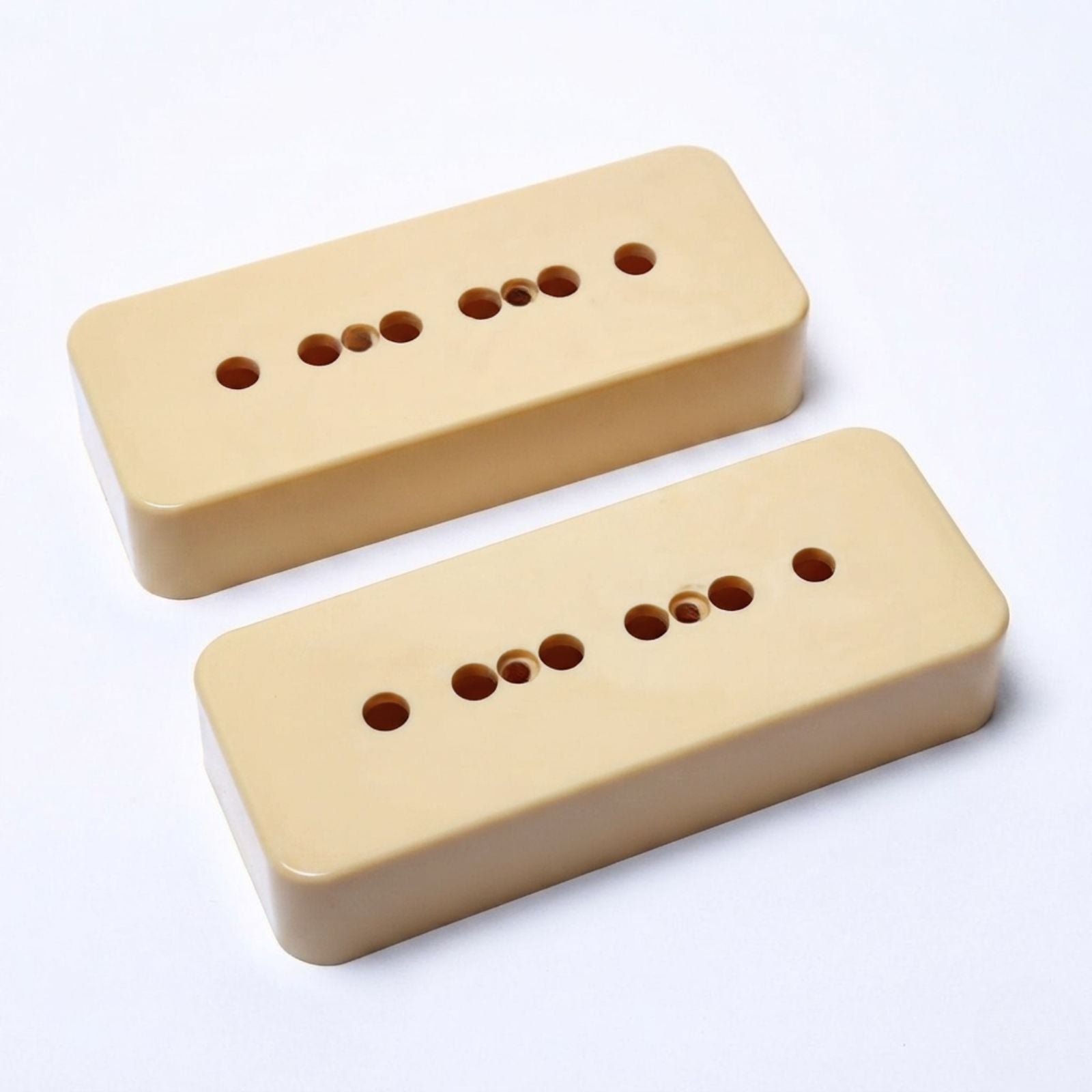 P90 Soapbar Pickup Covers, 50mm Pole Spacing (Set of 2) - Multiple Colors Cream - Ploutone