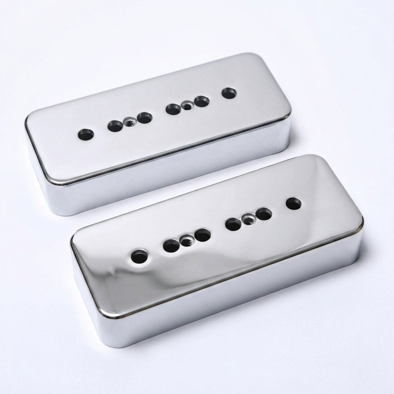 P90 Soapbar Pickup Covers, 50mm Pole Spacing (Set of 2) - Multiple Colors Chrome - Ploutone