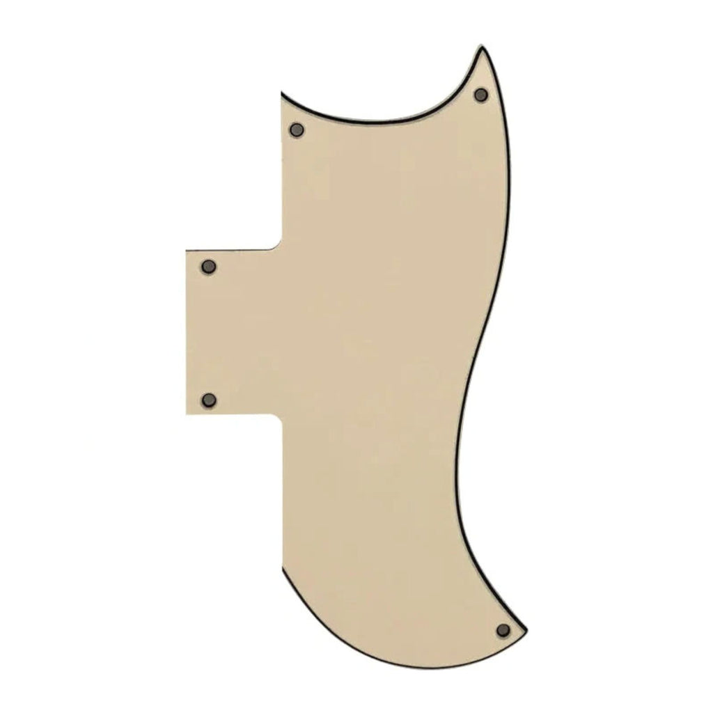 Gibson SG 61' Reissue Half Face Pickguard - 3-Ply Cream