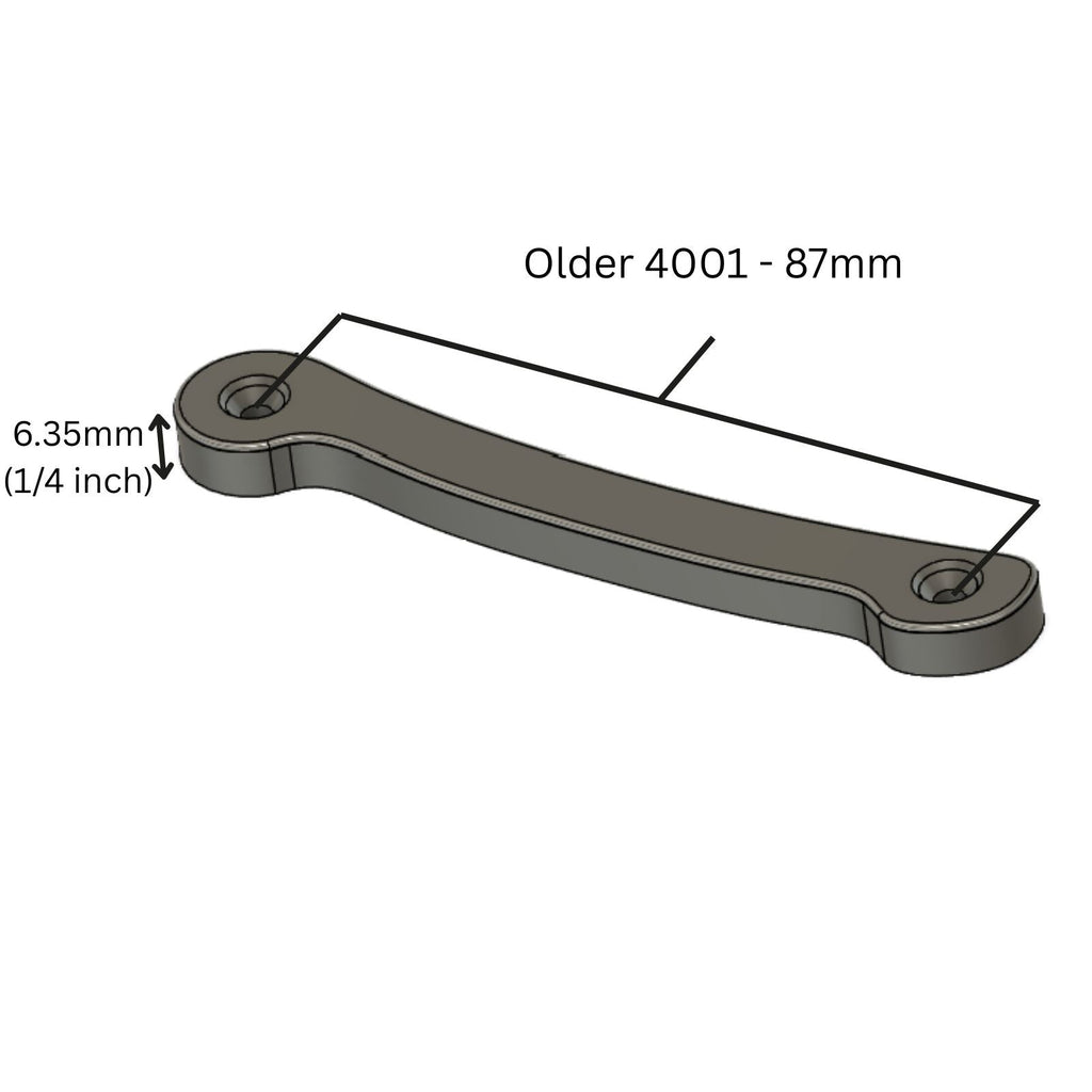 Rickenbacker Bass Thumb Rest for Older 4001 Series - No-Drill Tug Bar, Ergonomic Grip - Ploutone