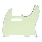 5-Hole ’52 Telecaster Pickguard for Fender Tele - 30+ Colors 3-Ply Mint Green - Ploutone