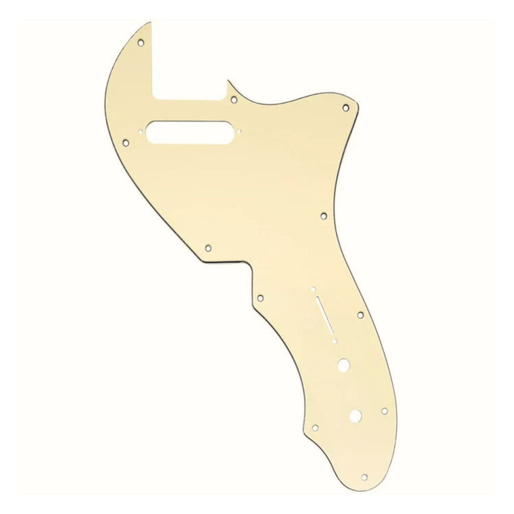 69' Telecaster Thinline Reissue Pickguard – 20+ Colors 3-Ply Cream - Ploutone