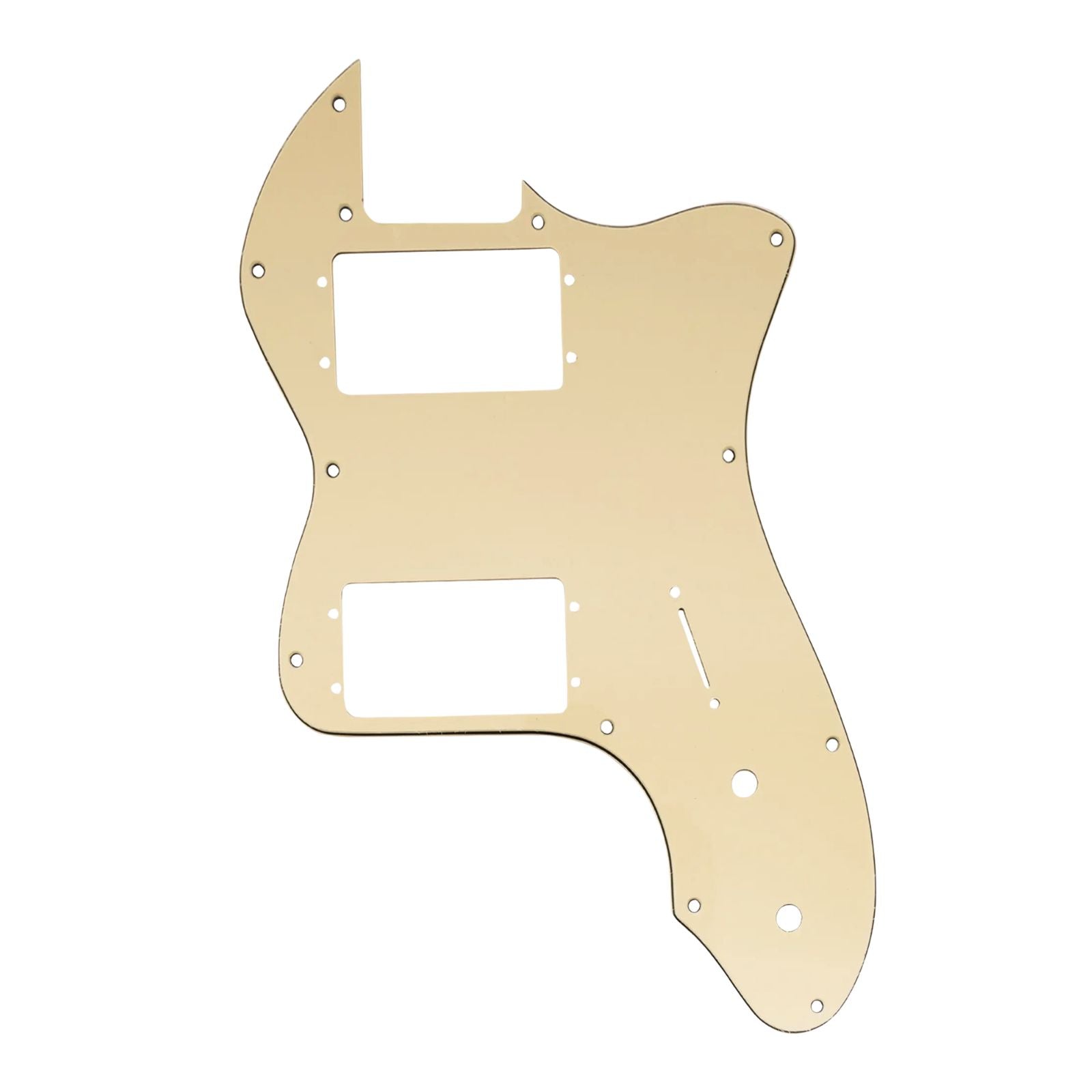 72' Thinline Telecaster Pickguard – 20+ Colors 3-Ply Cream - Ploutone