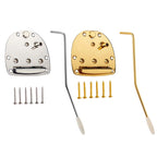 Jaguar / Jazzmaster Style Tremolo Vibrato Assembly with Locking Button - Gold/Chrome - Ploutone