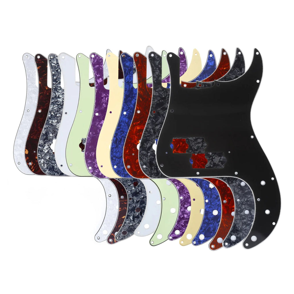 Precision Bass Pickguard - 13-Hole Fits Fender 4-String USA/MIM P-Bass - 25+ Colors - Ploutone
