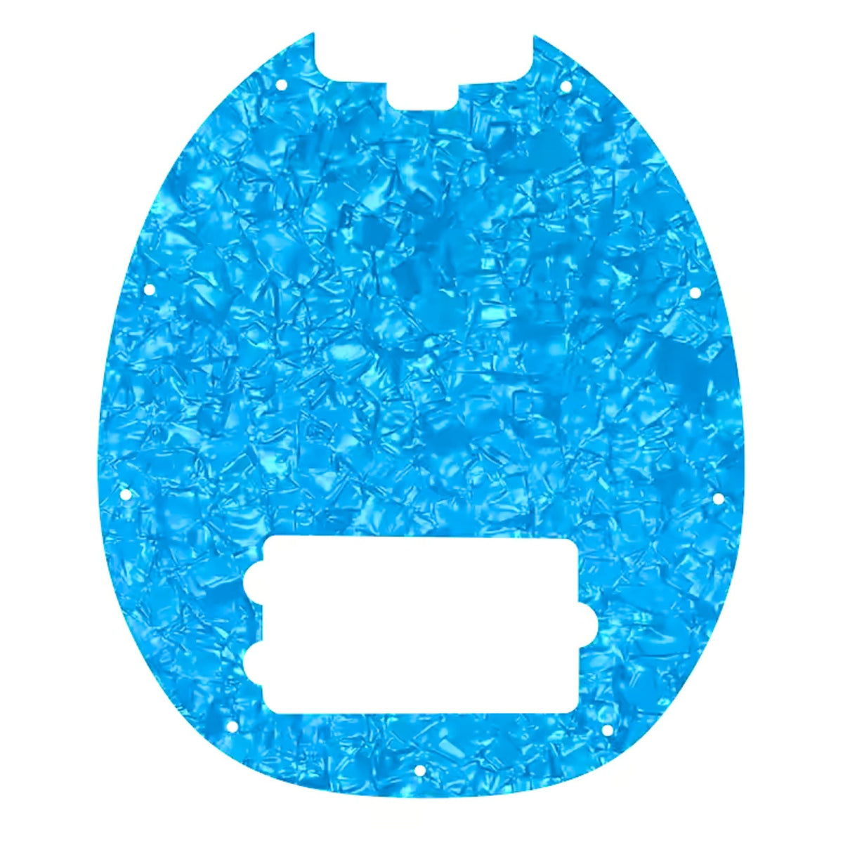 Music Man Stingray 4-String Bass Pickguard - 30+ Colors 4-Ply Light Blue Pearl - Ploutone